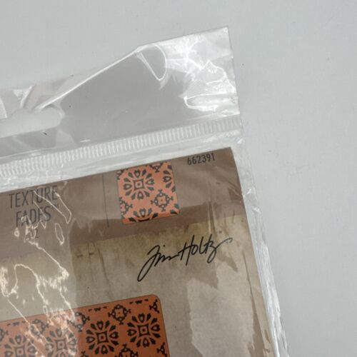 Tim Holtz Sizzix Alterations Texture Fades Embossing Folder Rosettes New - Picture 2 of 3