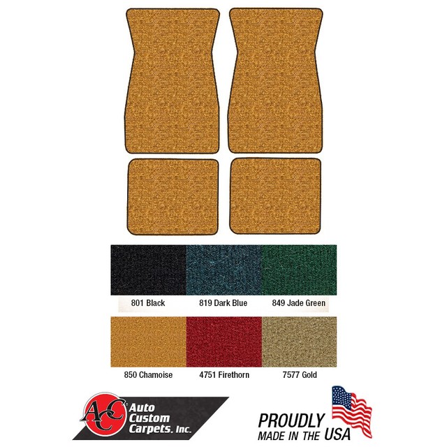 Mustang II Carpeted Floor Mats 1974 1978 eBay
