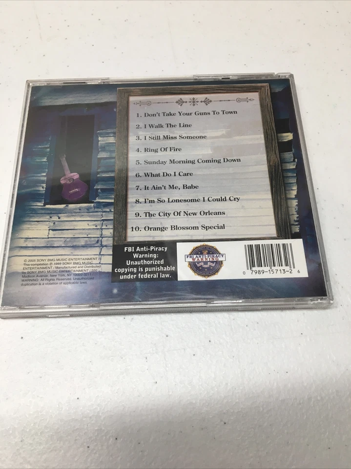 Giant Hits [Sony] by Johnny Cash (CD, Jul-2002, Sony Music Distribution (USA)) - Image 2 of 4