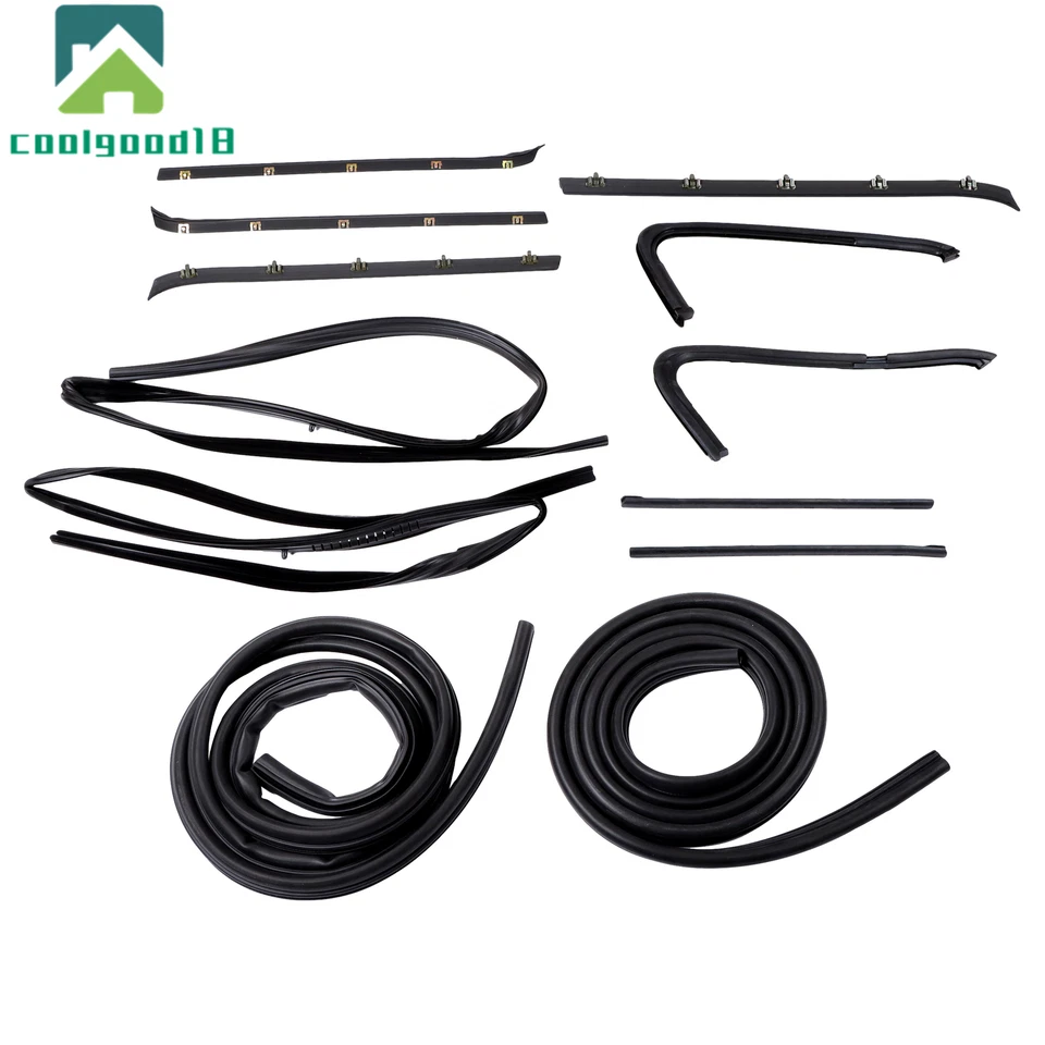 Door Seal Weatherstrip Kit For Chevy GMC Pickup 73-1980 Truck Door Seal Weather - Изображение 4 из 4