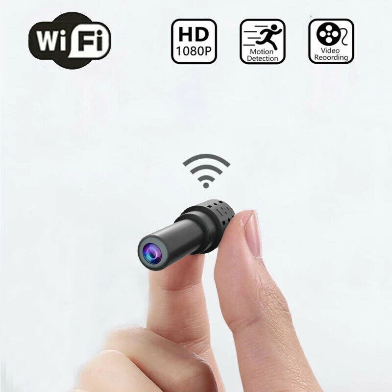 Mini Spy Camera 1080P Wi-Fi Hidden Camera With Live Feed App Night Vision  A+