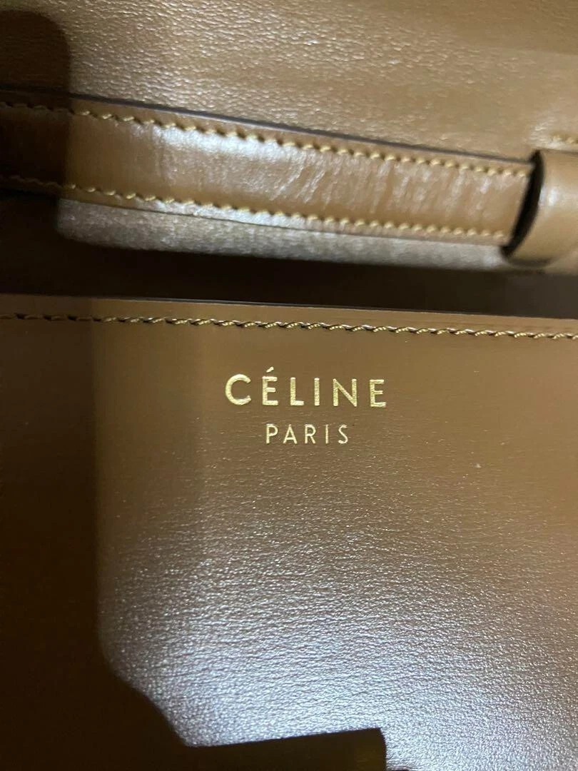 Celine belt bag shoulder handbag Color Gray Ladies used from japan