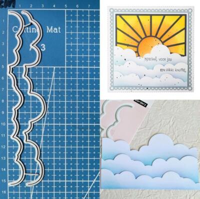 Wolken Stanzformen Metall Cutting Dies Scrapbooking Stencil Präge Stanzschablone