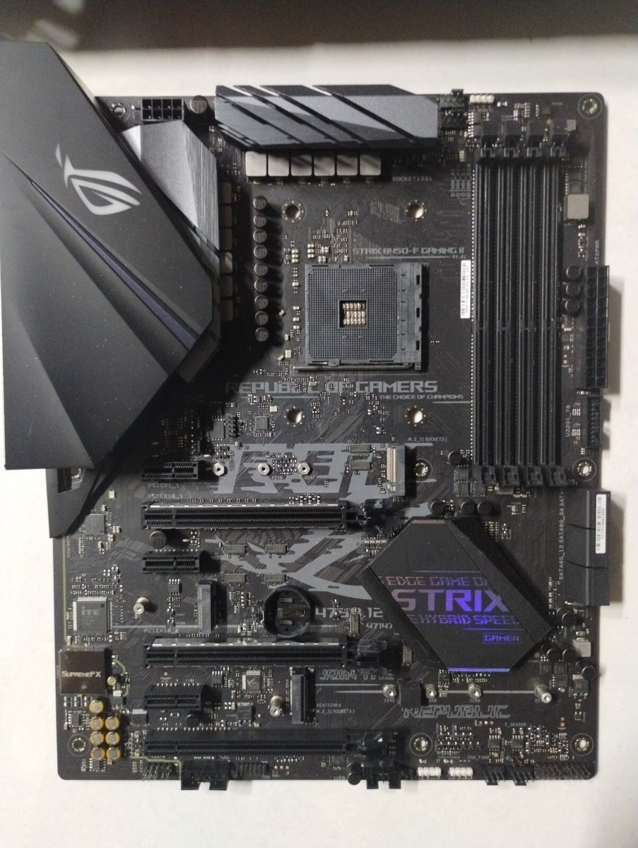ASUS ROG Strix B450-F Gaming ATX AM4 DDR4 Motherboard FOR PARTS | eBay