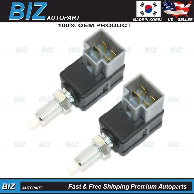 2 PCs ! OEM ! BRAKE LIGHT SWITCH 4 PIN for 89-17 HYUNDAI KIA OE# 93810-3K000