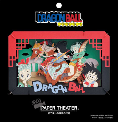 Paper Theater Goku and Bulma's Adventur Craft Japan Anime Manga