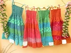 Kids dress and skirt beach hippie summer dress girls colorful 12 y 158 164 Handma