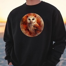 Owl Portrait Sweatshirt Cosy and Perfect for Any Occasion S to 4XL