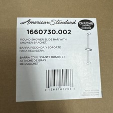 AMERICAN STANDARD 1660730.002 CHROME SHOWER SLIDE BAR WITH BRACKET