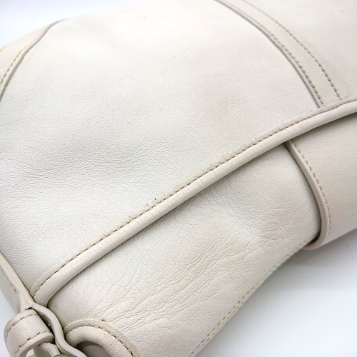 COACH Shoulder Bag 9248 White Leather Soho Hobo Bag Buckel Outlet Made in China - 第 11/23 張圖片