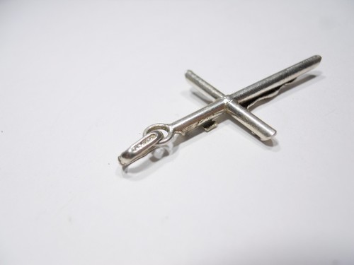 VINTAGE JESUS AM KREUZ RELIGIÖS CHRISTLICH ANHÄNGER CHARM STERLINGSILBER 925 - Bild 7 von 7