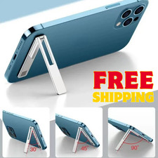 Magnetic Ultra Thin Foldable Phone Holder Stand Metal Alloy Kickstand
