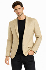 Polo Ralph Lauren Men Linen Sports Coat New 38R 40R 48R 46L Beige Soft Slub