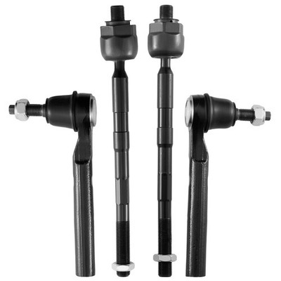 4Pcs Front Inner Outer Tie Rod Ends Fits Hummer H3 06-10 H3T 09-10 EV800609