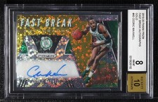 2019-20 Panini Prizm Fast Break Gold /10 Cedric Maxwell #FB-CMX BGS 8 Auto ne4