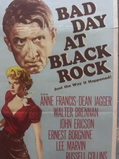 BAD DAY AT BLACK ROCK (1955) Original 14x36 Insert Spencer Tracy MGM Noir