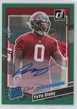 2023 Panini Donruss Rated Rookie Green Auto YaYa Diaby #394 Auto 18em