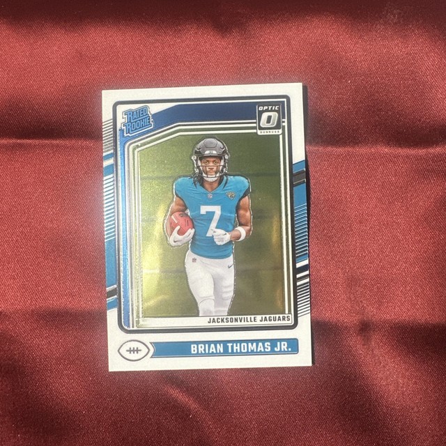Brian Thomas Jr. 2024 Panini Donruss Optic Rated Rookie Holo