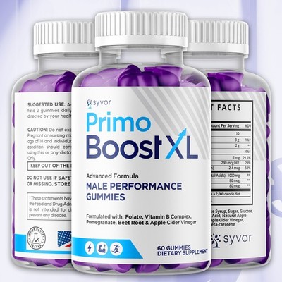 1/2/3 Pack Primo Boost XL Gummys Advanced Formula PrimoBoost  XL Male Gummy