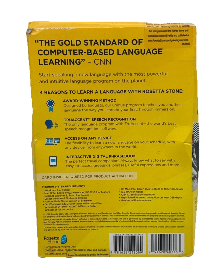 Rosetta Stone - Italian Full Course Online Subscription with Download - Image 2 of 2