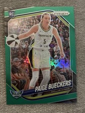 2025 Panini Prizm WNBA - Paige Bueckers #5 Green Prizm (RC) - Potential ROTY