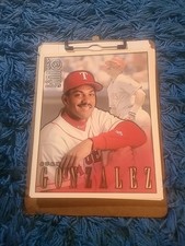 1998 Donruss Studio Oversized 8x10 Baseball Card #14 Juan Gonzalez Texas Rangers
