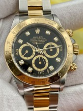 Rolex Daytona Zenith 1991 40mm 16523 Black Diamond Dial