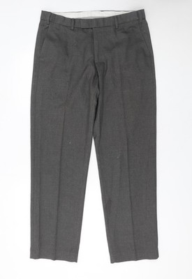 Dunnes Stores Anzughose Hose grau 34 Zoll normale Passform für Herren