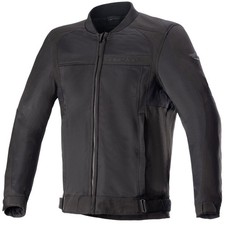 Alpinestars Luc V2 Air Motorcycle Motorbike Textile Jacket - Black / Black