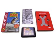 TNN Outdoors Bass Tournament '96 [Cardboard Box] Sega Genesis Complete in Box