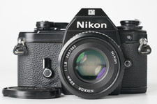 Very good Nikon EM 35mm Film Camera Body W/ 50mm f/1.8 From Japan 4110A