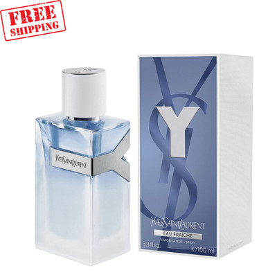 Yves Saint Laurent Y EAU FRAICHE Spray For Men 3.3oz / 100ml New In Box