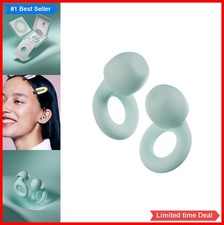 Reusable Earplugs 24dB Noise Reduction Silicone Sleep Focus Travel 4 Tip Sizes