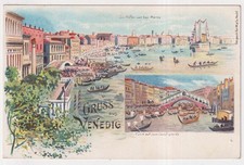 LITHO    Gruss aus  VENEDIG     um  1900