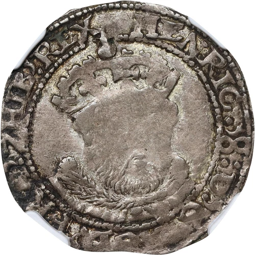 (1547-51) ENGLAND HENRY VIII GROAT (4 PENCE) SOUTHWARK MINT NGC AU-53