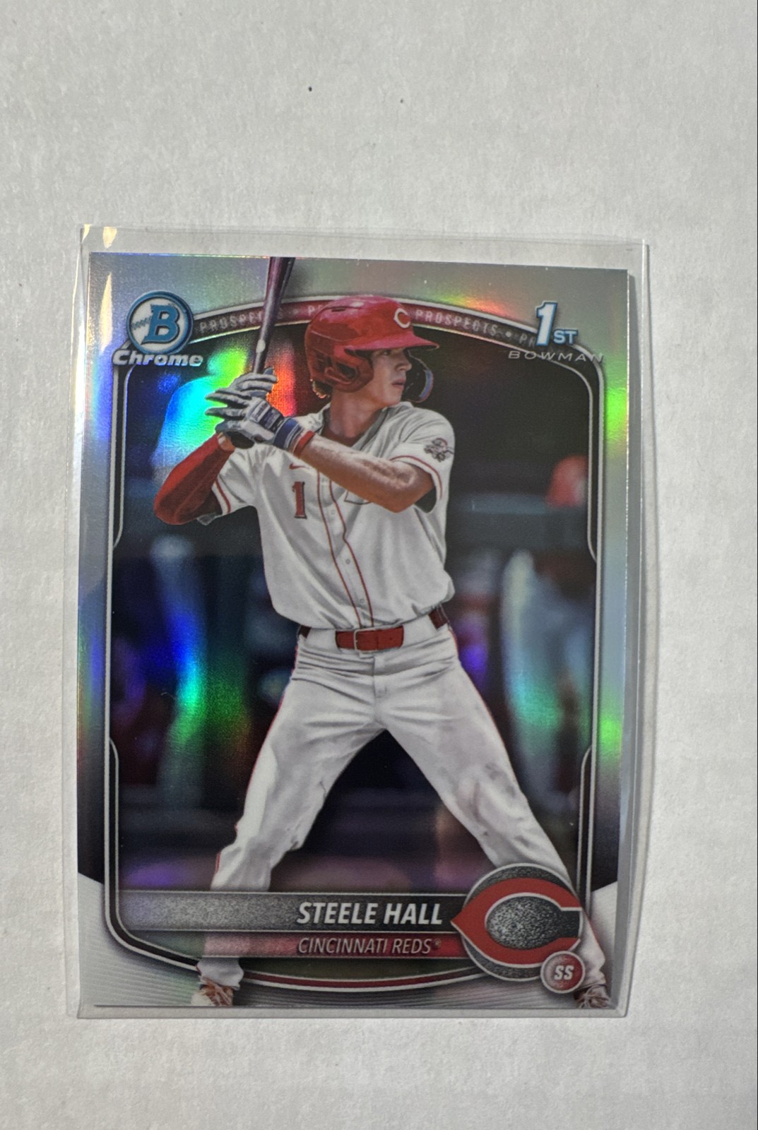 2025 Bowman Draft - Chrome Steele Hall #BDC-20 Refractor (RC)