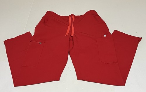 Figs Yola Skinny Scrub Pants Red Small Petite TW20000 Women’s