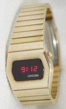 SWISS Concord LED DIGITAL WATCH Excellent