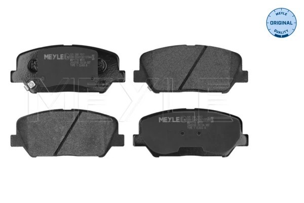 Plaquettes de frein Meyle 025 249 1517 pour stopper l'usure prématurée des disques
