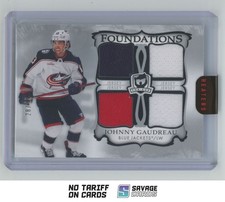 2023-24 Upper Deck The Cup Foundations Quad Jersey Johnny Gaudreau /49 #F-JG