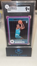 BRANDON MILLER 2023-24 PANINI HOOPS TRIBUTE #284 ROOKIE PURPLE SSP RC SGC MINT 9