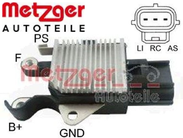 Metzger 2390033 Generatorregler Regler Lichtmaschine-image