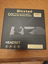 Gixxted AI Noise Cancelling Open Ear Wireless Headset