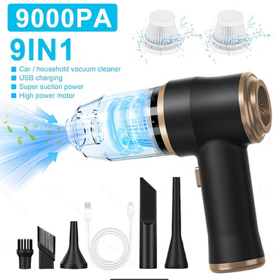 Portable Cordless Handheld Vacuum Cleaner For Cars, Strong Suction Vacuum Cleane