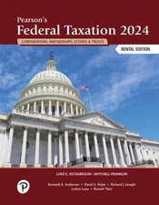 Pearson's Federal Taxation 2024: - Hardcover, by Luke E. Richardson - Good