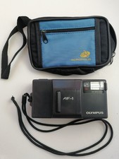 TESTED Olympus AF-1 Zuiko f2.8 35mm Point Shoot Film Camera with Flash vintage