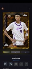 DIGITAL - 2025-26 Topps Chrome #255 Ace Bailey RC | Gold Wave 50CC