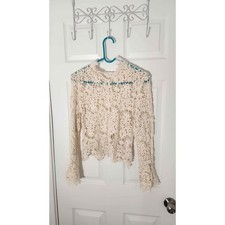 Women's lace long sleeve top