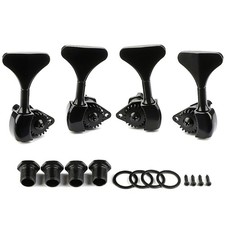 Electric Bass Tuner Peg Machine Head Knobs 1:20 Ratio Open Gear Tuners