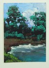 ACEO Original Landscape, nature scene Lake and trees, miniature realism art — photo 2